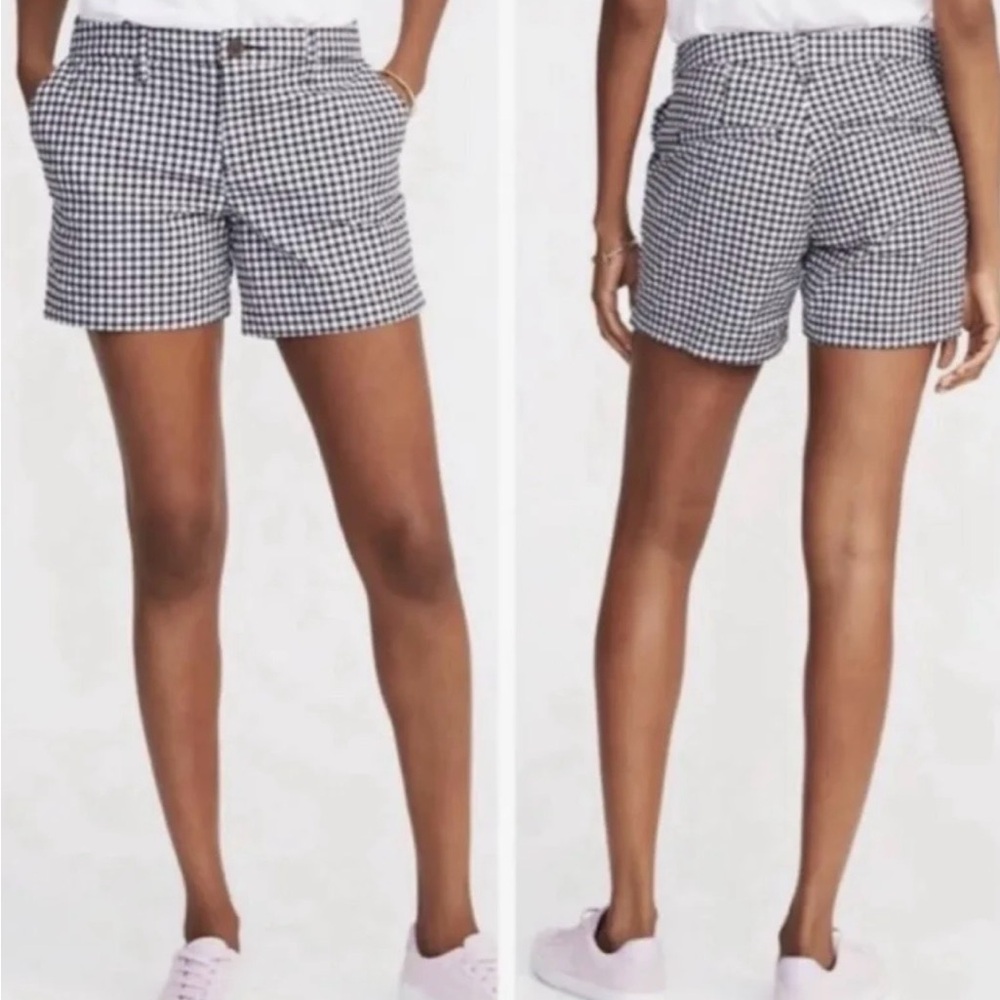 Old Navy Plus Size Gingham Women’s Shorts - Navy & White